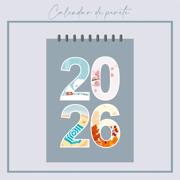 Calendar Personalizat A4 / A3 an 2026