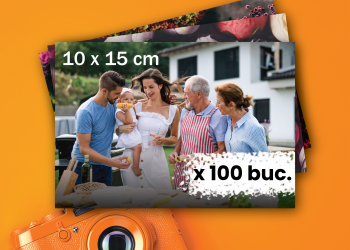 Fotografii 10×15 Premium – Pachet 100 bucăți