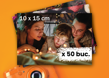 Fotografii 10×15 Premium – Pachet 50 bucăți