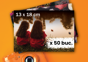 Fotografii 13×18 Premium – Pachet 50 bucăți