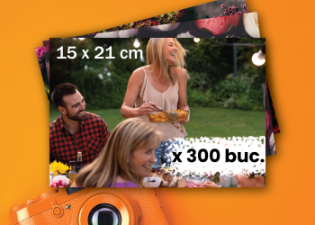 Fotografii 15×21 Premium – Pachet 300 bucăți