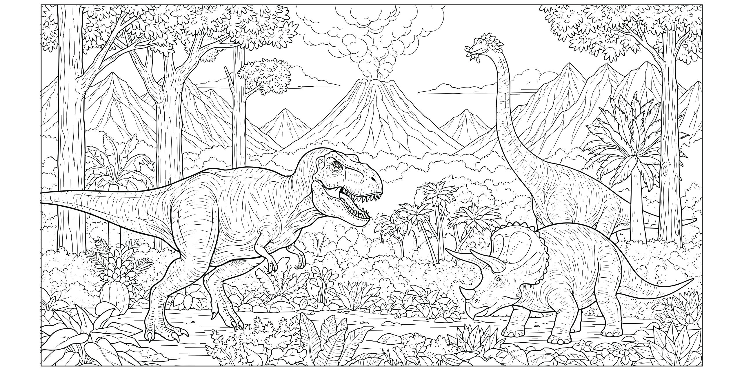 3. 1200x600mm Dinozauri