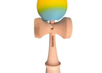 Kendama Personalizată cu bilă multicoloră 18 cm