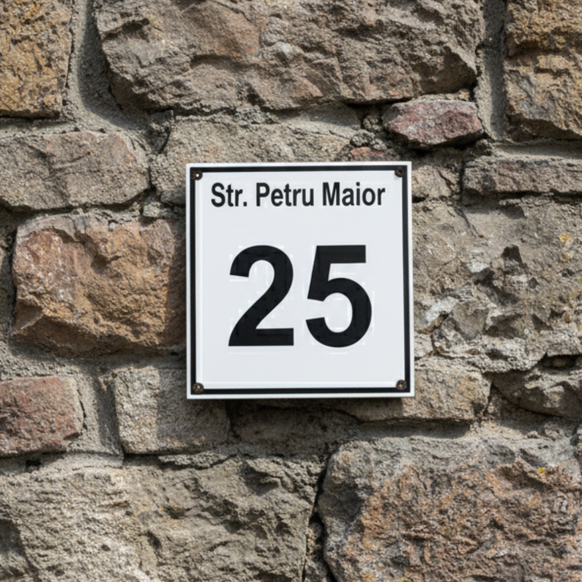 numar de casa standard cluj 12x12 cm numar de casa standard cluj 12x12 cm