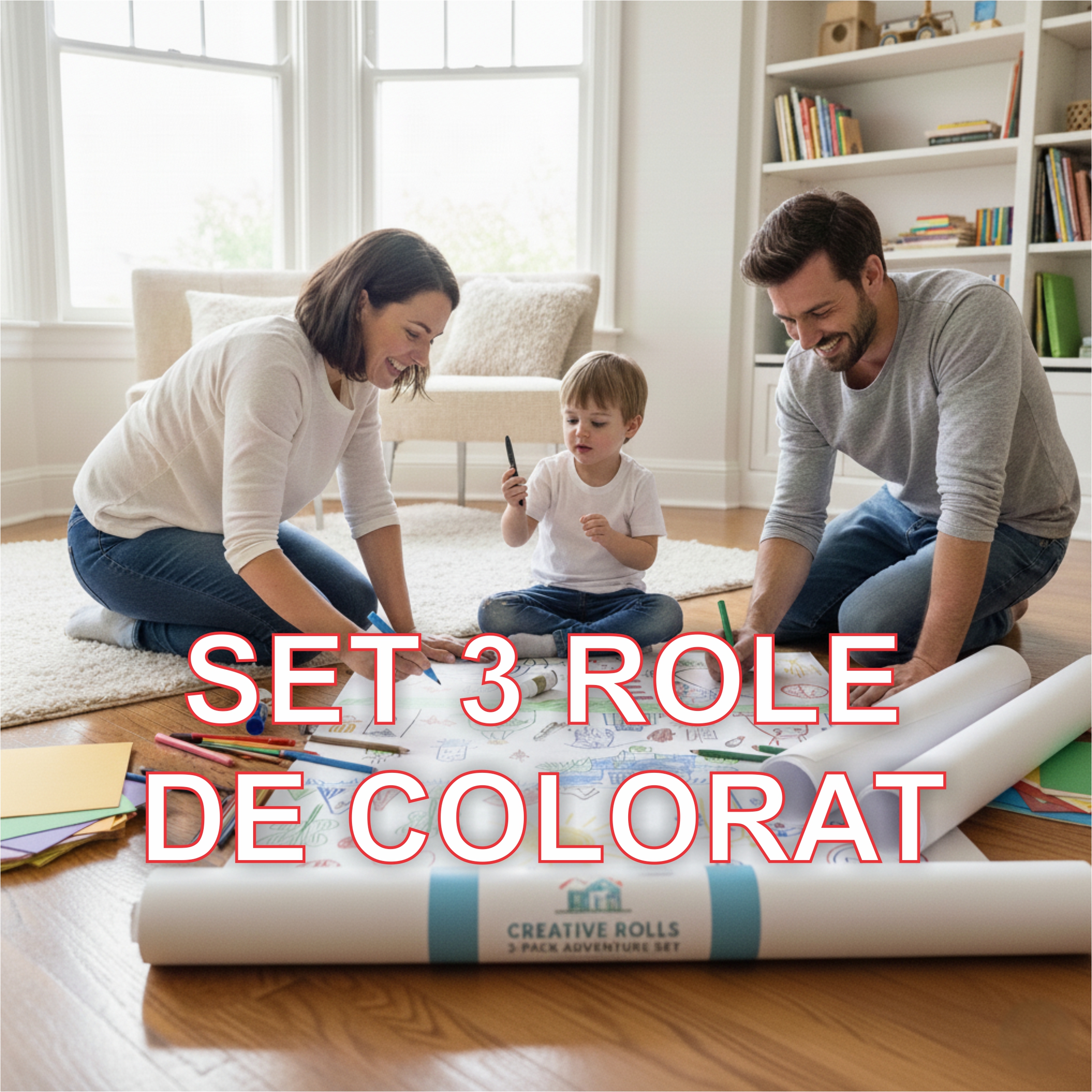 set 3 role de colorat pentru copii set 3 role de colorat pentru copii
