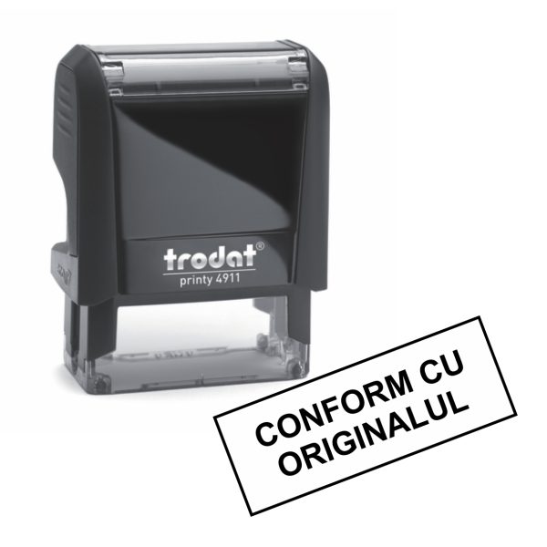 Ștampilă conform cu originalul - Ștampilă Trodat Printy 4911 - 38x14 mm