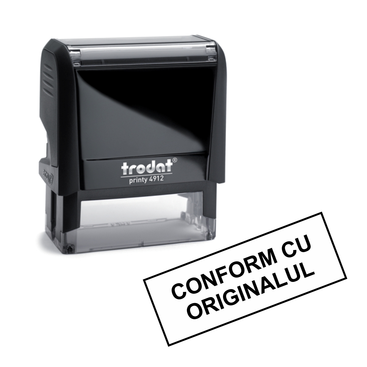 Ștampilă conform cu originalul - Ștampilă Trodat Printy 4912 - 47x18 mm Ștampilă conform cu originalul - Ștampilă Trodat Printy 4912 - 47x18 mm
